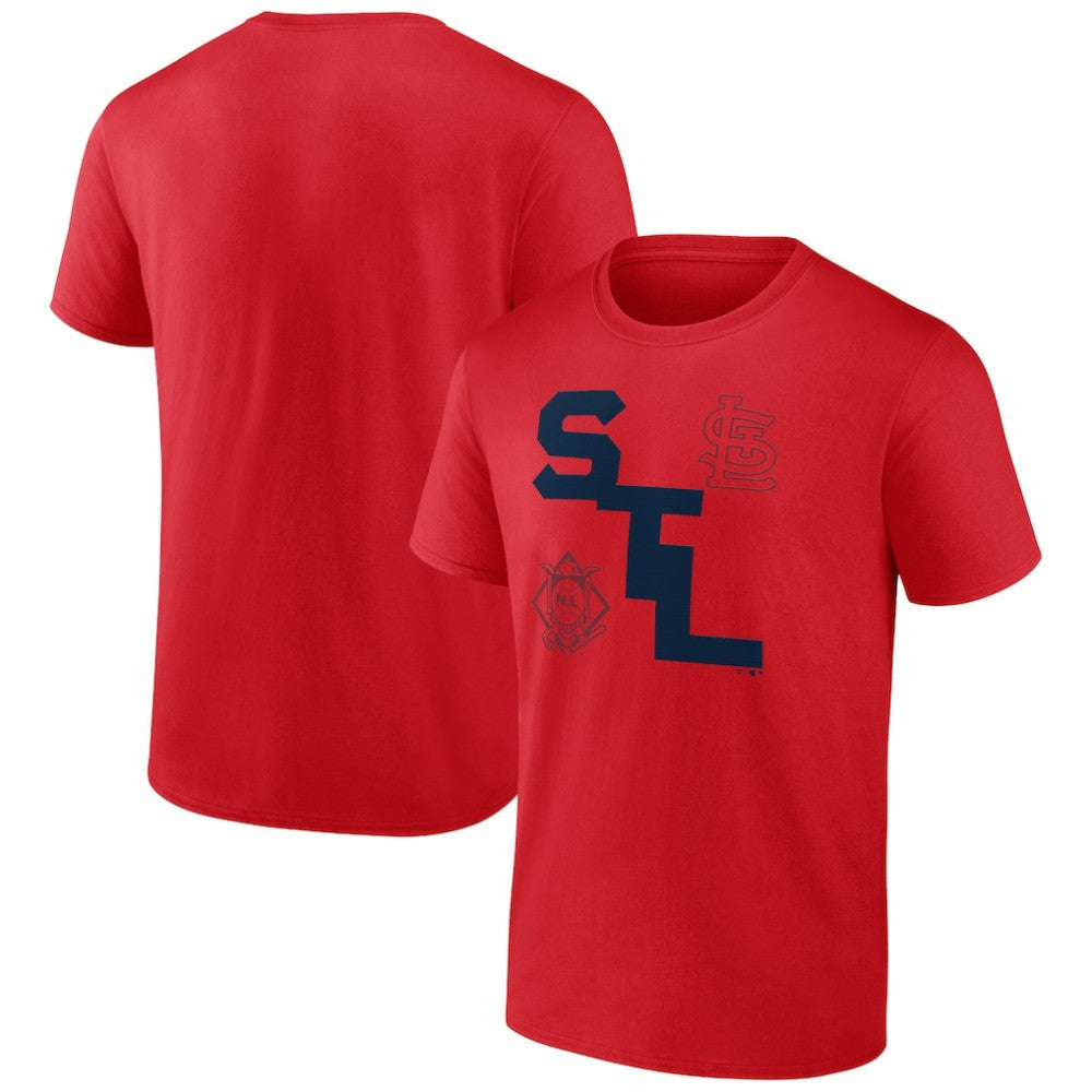 St. Louis Cardinals Record Shattered T-Shirt Red