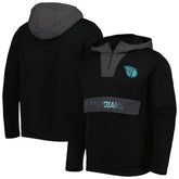 Cleveland Guardians Levelwear Ruckus Quarter-Zip Hoodie Black