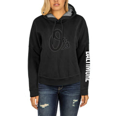 Baltimore Orioles Women's City Connect Pullover Hoodie Black