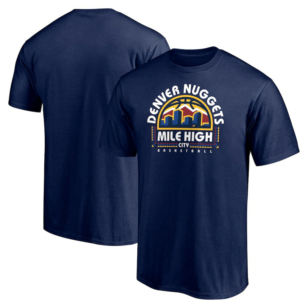 Denver Nuggets Push Ahead T-Shirt sale - Navy on sale
