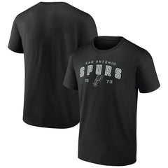 San Antonio Spurs Rebel Logo T-Shirt - Black cheap