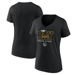 Golden State Warriors Women's Core Hometown Launch V-Neck T-Shirt sale - Black outlet