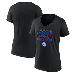 Women's Black Philadelphia 76ers Core Hometown V-Neck T-Shirt online
