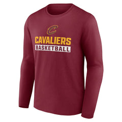 Cleveland Cavaliers Let's Go Long Sleeve T-Shirt sale - Garnet sale