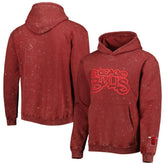 Chicago Bulls The Wild Collective Unisex Tonal Acid Wash Pullover Hoodie - Red on sale