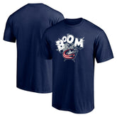 Columbus Blue Jackets Hometown Collection Push Ahead T-Shirt - Navy T-shirts