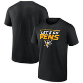Pittsburgh Penguins Ice Cluster T-Shirt - Black T-shirts