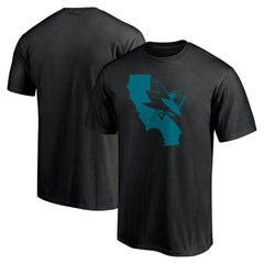 San Jose Sharks Hometown Collection Push Ahead T-Shirt - Black T-shirts