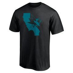 San Jose Sharks Hometown Collection Push Ahead T-Shirt - Black T-shirts