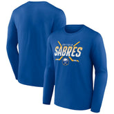 Buffalo Sabres Covert Logo Long Sleeve T-Shirt - Royal T-shirts