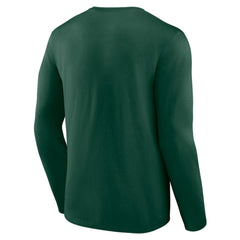 Minnesota Wild Team Covert Long Sleeve T-Shirt - Green T-shirts