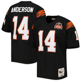 Ken Anderson Cincinnati Bengals 1981 Authentic Throwback Retired Player Jersey - Black on sale