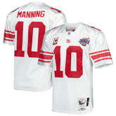 Eli Manning New York Giants 2007 Authentic Throwback Retired Player Jersey - White cheap