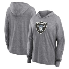 Las Vegas Raiders Women's Cozy Primary Pullover Hoodie - Heather Gray online