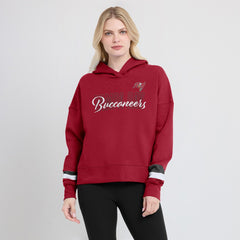 Tampa Bay Buccaneers Women's Over Under Pullover Hoodie - Red online