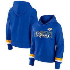 Los Angeles Rams Women's Over Under Pullover Hoodie - Royal online