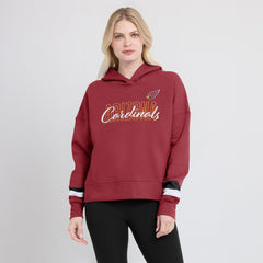 Arizona Cardinals Women's Over Under Pullover Hoodie - Cardinal online