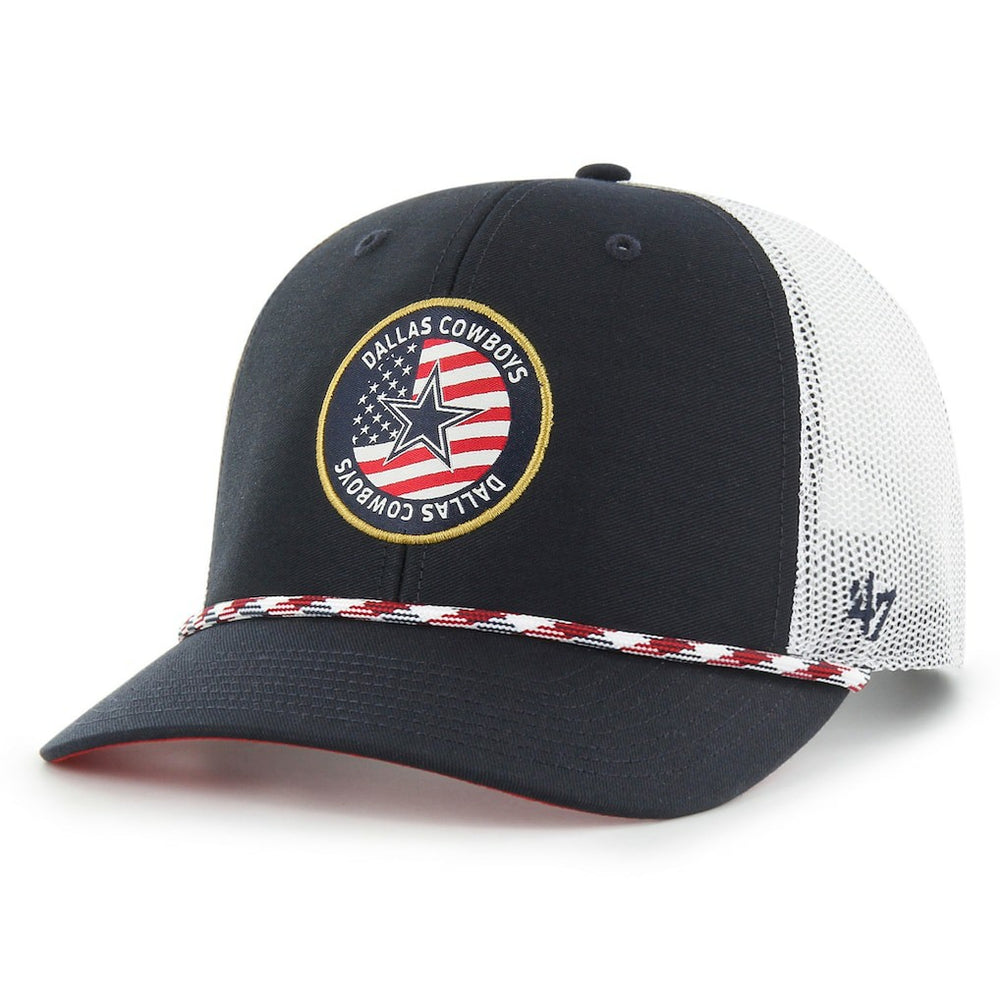 Dallas Cowboys '47 Union Patch Trucker Adjustable Hat - Navy/White outlet
