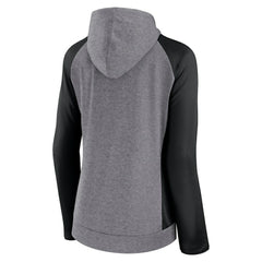 Carolina Panthers Women's Blind Side Lightweight Full-Zip Hoodie - Heather Gray/College Black outlet