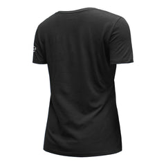 Atlanta Falcons New Era Women's Dirty Birds Kickoff V-Neck T-Shirt - Black sale