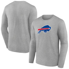 Buffalo Bills Primary Team Logo Long Sleeve T-Shirt - Heather Gray online