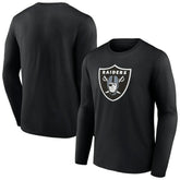 Las Vegas Raiders Primary Team Logo Long Sleeve T-Shirt - Black outlet