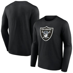 Las Vegas Raiders Primary Team Logo Long Sleeve T-Shirt - Black outlet