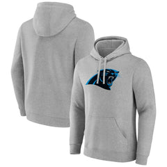 Carolina Panthers Primary Logo Fitted Pullover Hoodie - Heather Gray for sale