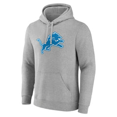 Detroit Lions Primary Team Logo Fitted Pullover Hoodie - Heather Gray sale