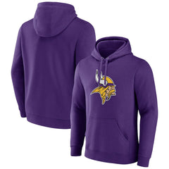 Minnesota Vikings Primary Team Logo Fitted Pullover Hoodie - Purple online