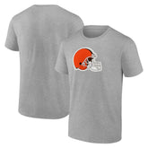 Cleveland Browns Primary Logo T-Shirt - Heather Gray for sale