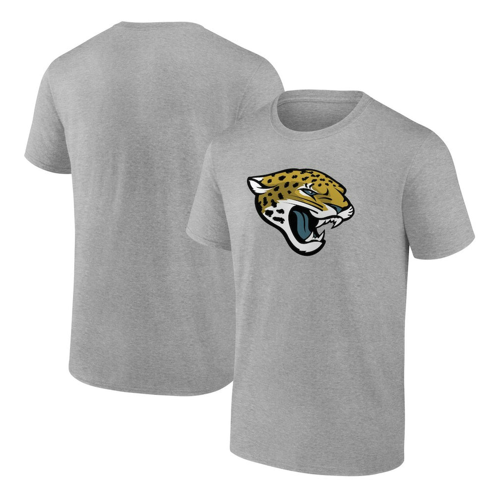 Jacksonville Jaguars Primary Logo T-Shirt - Heather Gray cheap