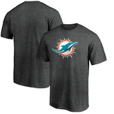 Miami Dolphins Primary Logo T-Shirt - Heather Charcoal cheap