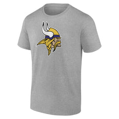 Minnesota Vikings Primary Logo T-Shirt - Heather Gray sale