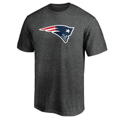 New England Patriots Primary Logo T-Shirt - Heather Charcoal sale