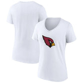Arizona Cardinals Women's Primary Logo V-Neck T-Shirt - White online