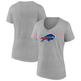 Buffalo Bills Women's Primary Team Logo V-Neck T-Shirt - Heather Gray online