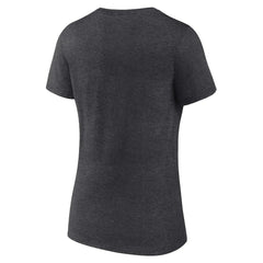 Cincinnati Bengals Women's Primary Team Logo V-Neck T-Shirt - Charcoal cheap