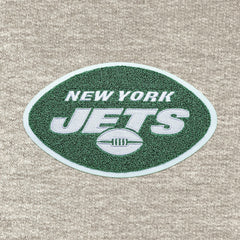 New York Jets Antigua Action Chenille Pullover Hoodie - Oatmeal online