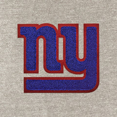 New York Giants Antigua Reward Chenille Pullover Crewneck Sweatshirt - Oatmeal on sale