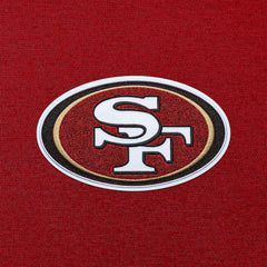 San Francisco 49ers Antigua Victory Chenille Pullover Hoodie - Scarlet sale
