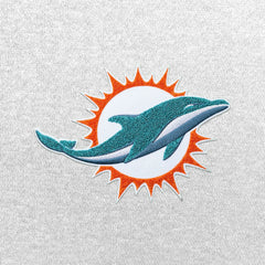 Miami Dolphins Antigua Victory Chenille Pullover Hoodie - White sale