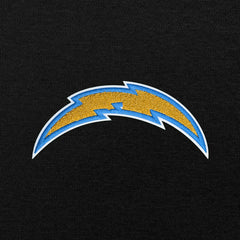 Los Angeles Chargers Antigua Victory Chenille Pullover Hoodie - Black for sale