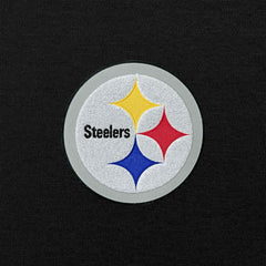Pittsburgh Steelers Antigua Victory Chenille Pullover Hoodie - Black sale