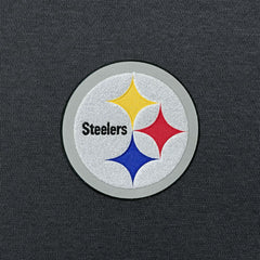 Pittsburgh Steelers Antigua Victory Chenille Pullover Hoodie - Charcoal on sale