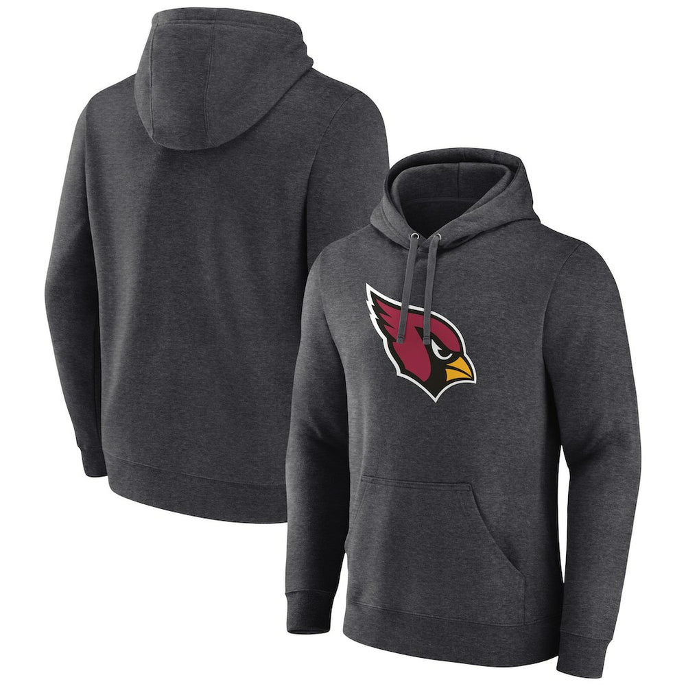 Arizona Cardinals Primary Team Logo Fitted Pullover Hoodie - Charcoal online