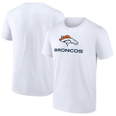 Denver Broncos Logo Team Lockup T-Shirt - White online