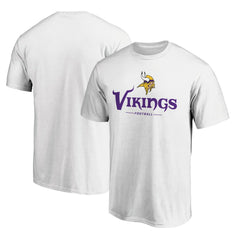 Minnesota Vikings Logo Team Lockup T-Shirt - White online