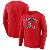 St. Louis Cardinals Heart and Soul Long Sleeve T-Shirt Red
