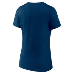 Chicago Bears Women's Logo Team Lockup V-Neck T-Shirt - Navy outlet